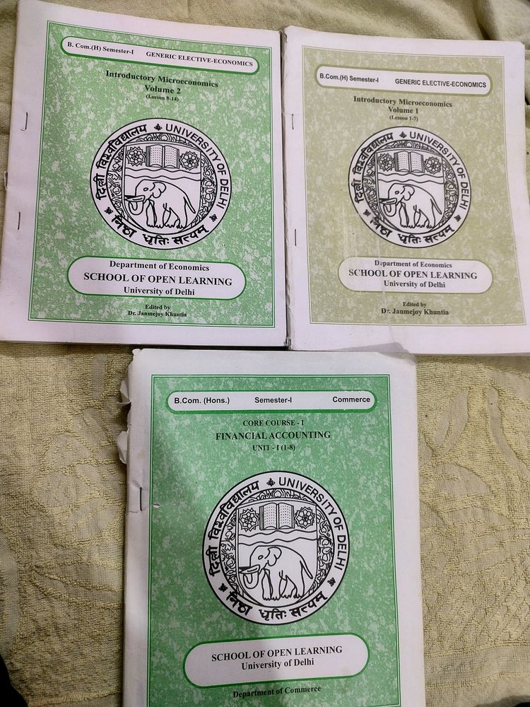 Delhi University B.Com Textbooks