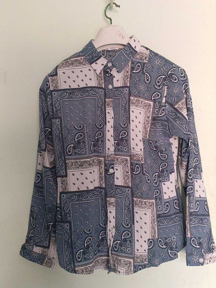 Stylish Paisley Print Shirt