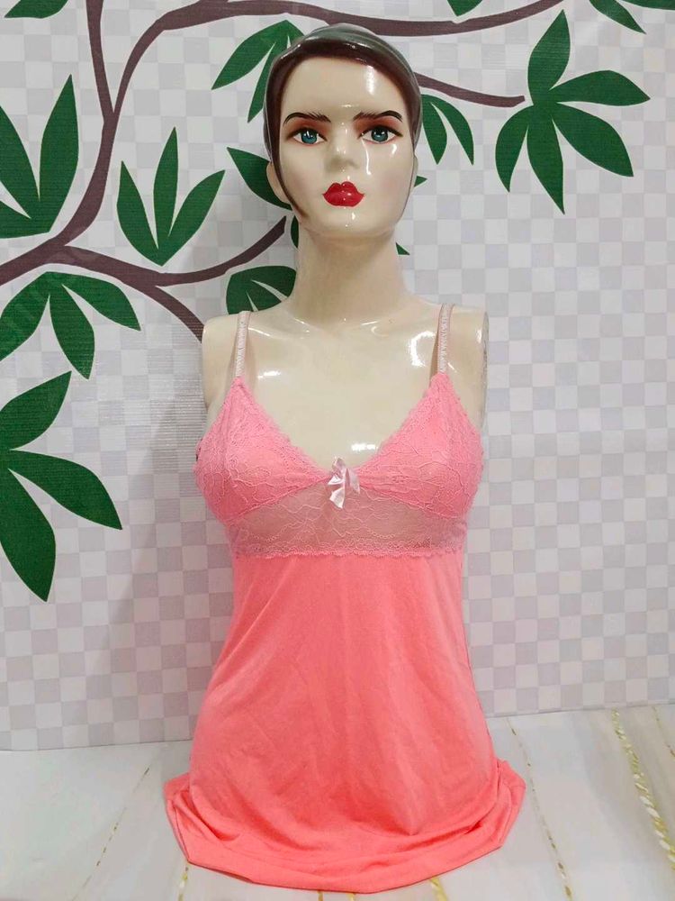 Coral Lace Cami Top(400)