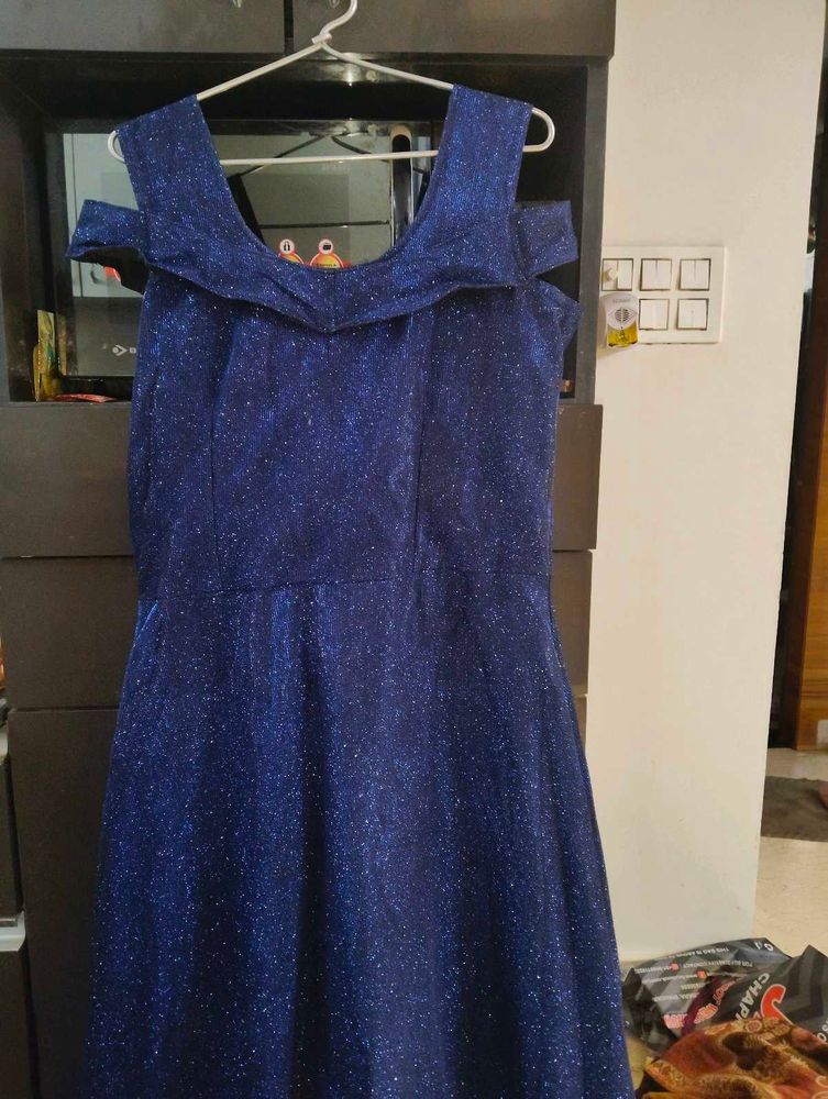 Sparkling Blue Party Dress