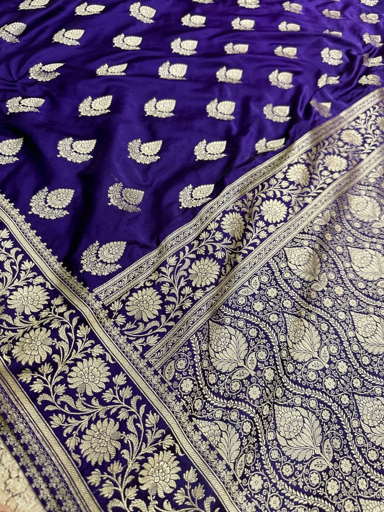 Banarsi Silk Buta Cutwork All over