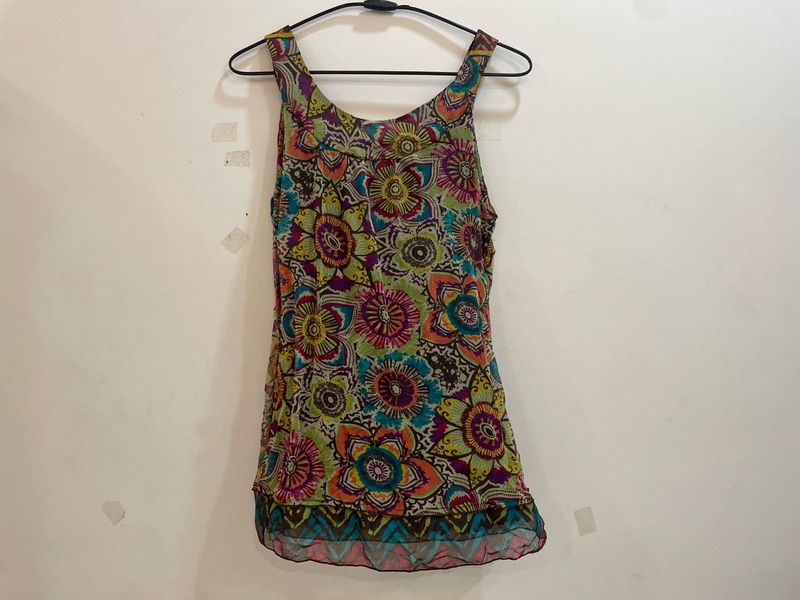 Floral Sleeveless Tank Top