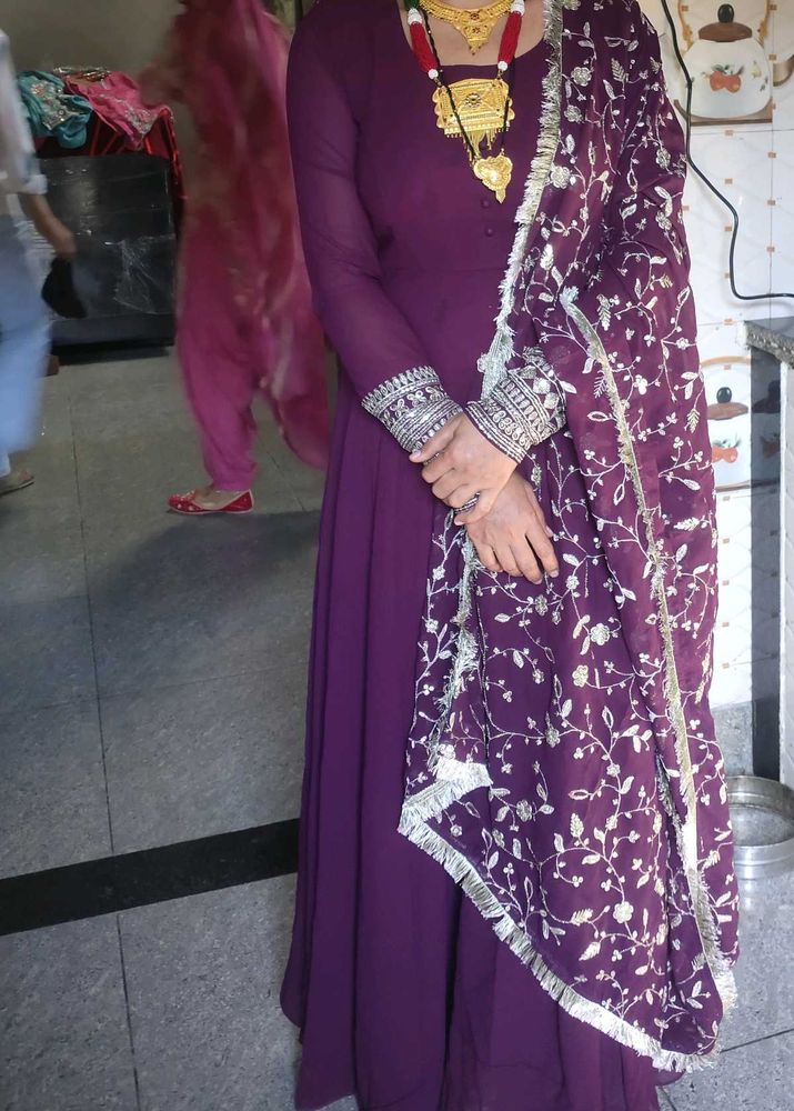 🎉🎉heavy padded anarkali suit