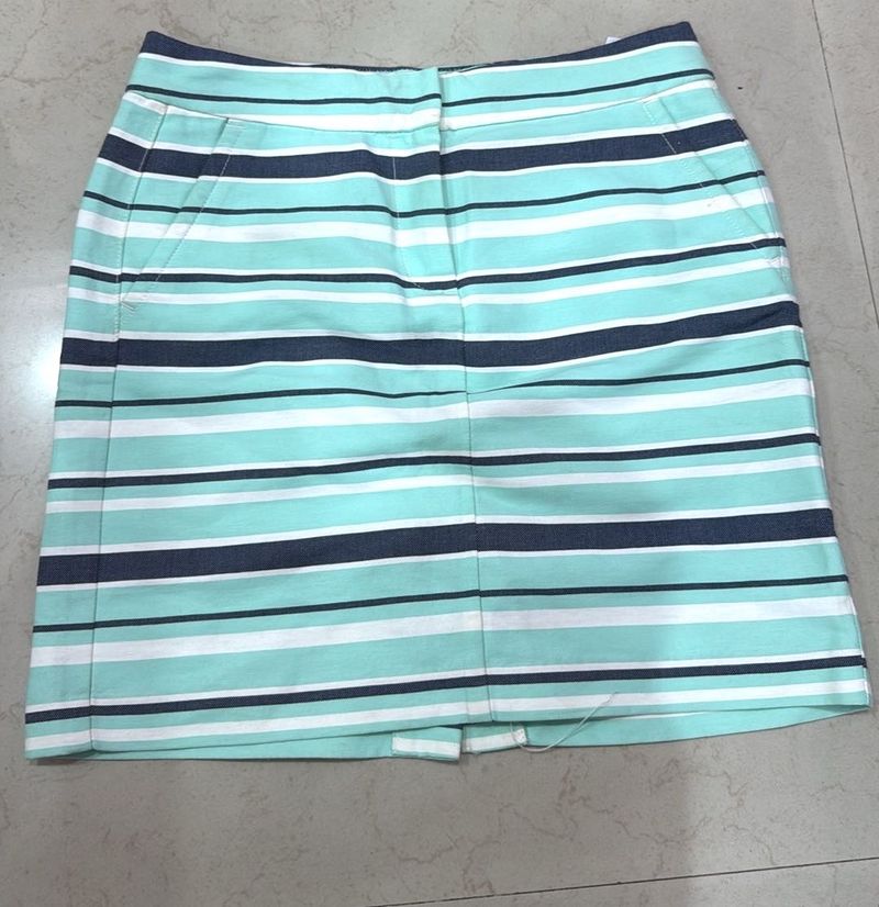 Striped Mini Skirt