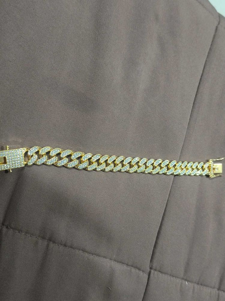 Chunky CZ Link Bracelet