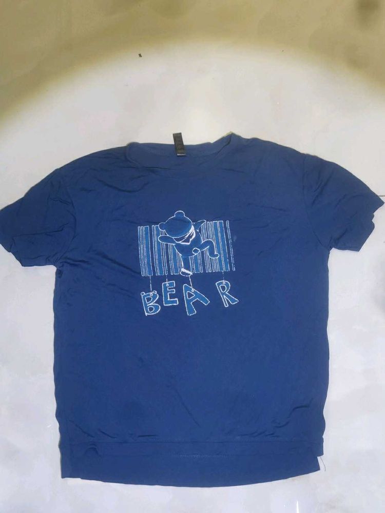 Blue Bear Graphic T-Shirt