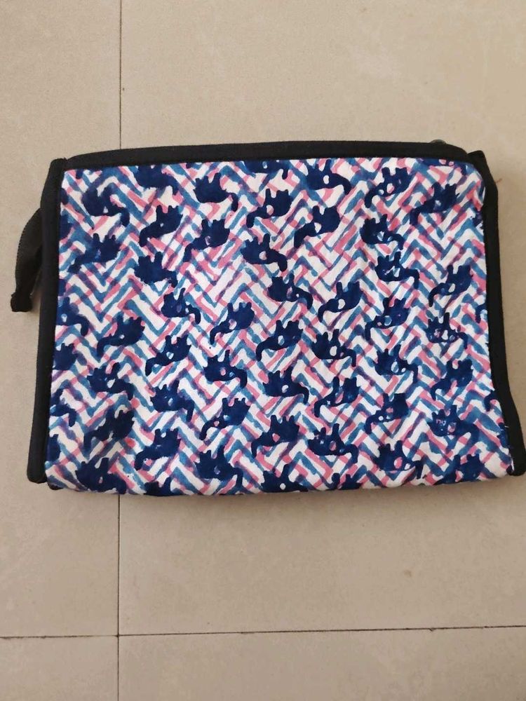 Unique Printed three compartment Bag