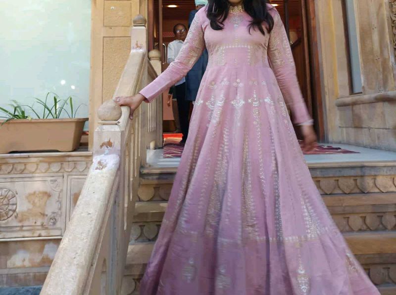 Beautiful Pink Ethnic Gown