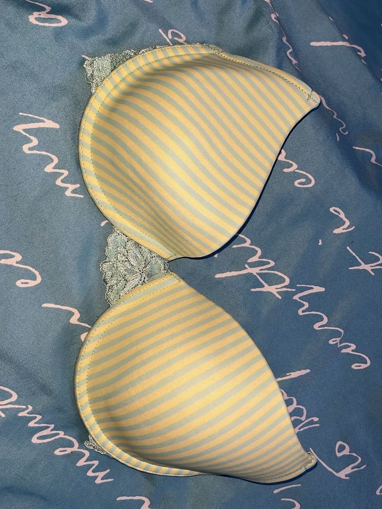Striped Padded Bra