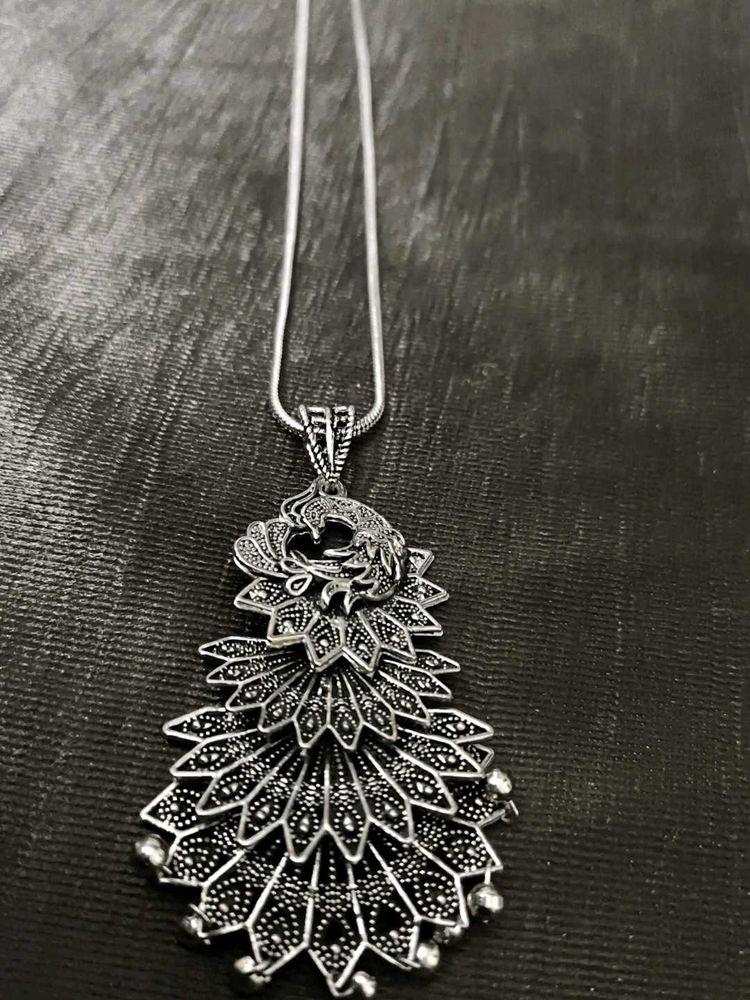 Peacock Pendant Necklace
