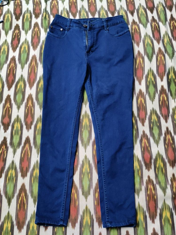 Navy Blue Denim Jeans