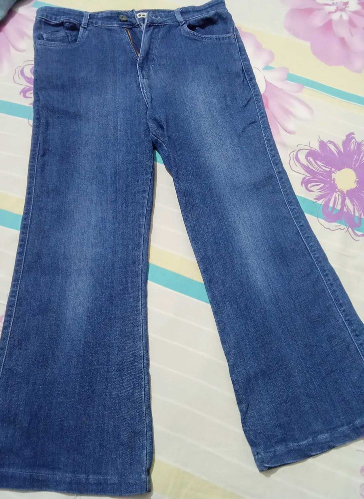 Classic Blue Flare Jeans