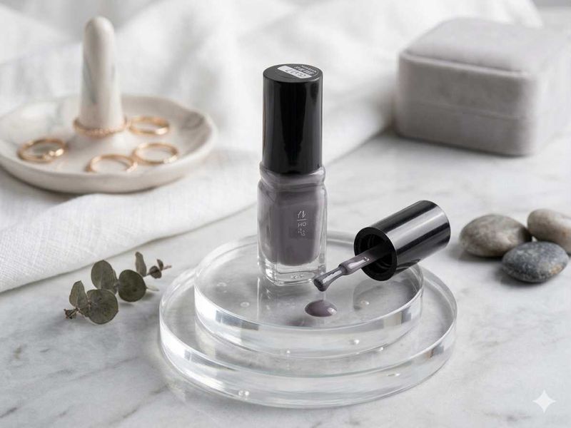 Chic Grey Nail Polish