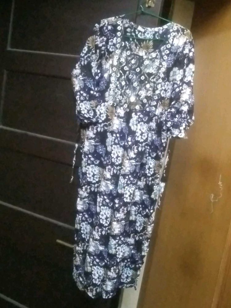 Floral Print Midi Dress