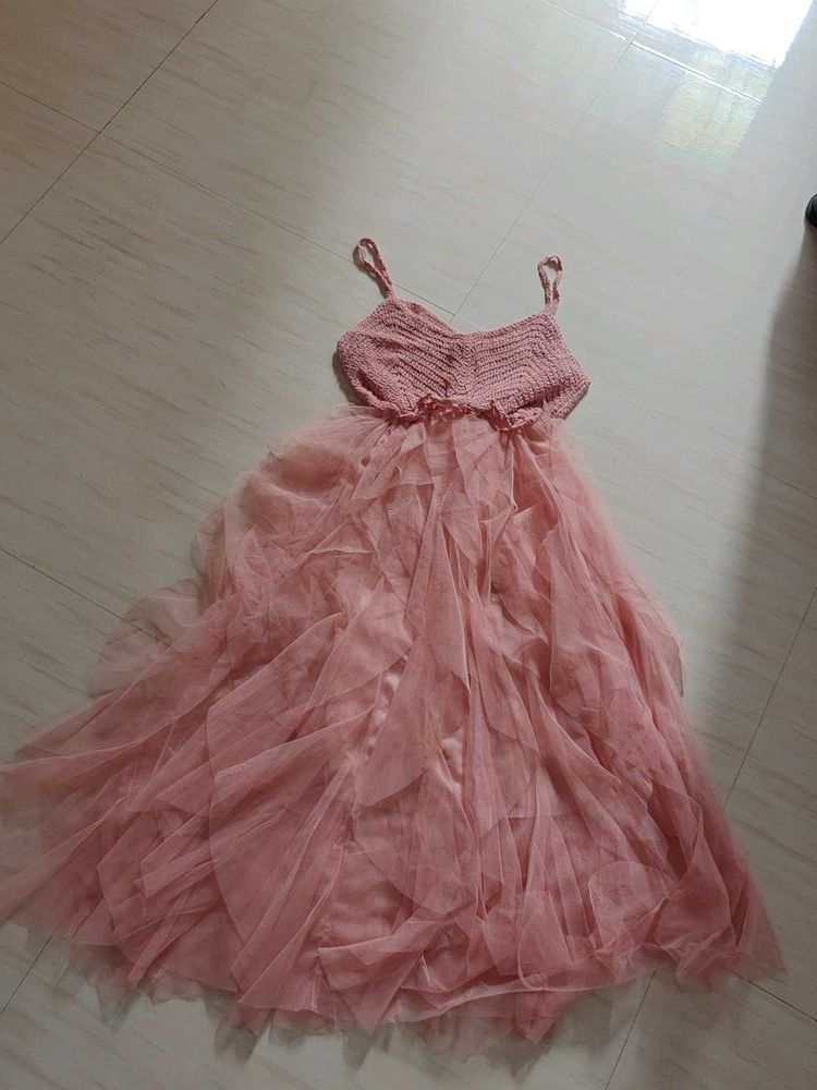 Pink Tulle Dress