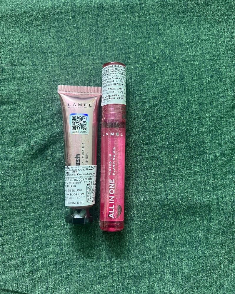 🥳SALE🥳 LAMEL ❤️‍🔥Blush &amp; Lip Oil Combo