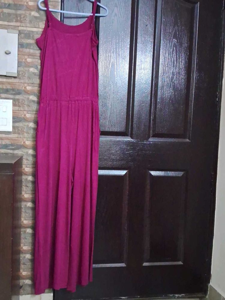 Stylish Magenta Jumpsuit