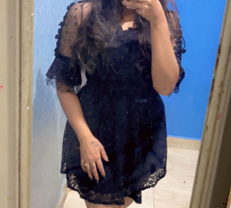 Cute Black Lace Dress