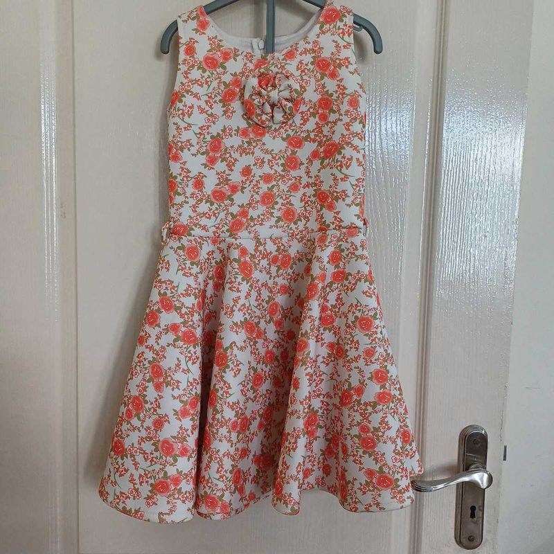 Beautiful Party Frock For Kids With FREEBIE