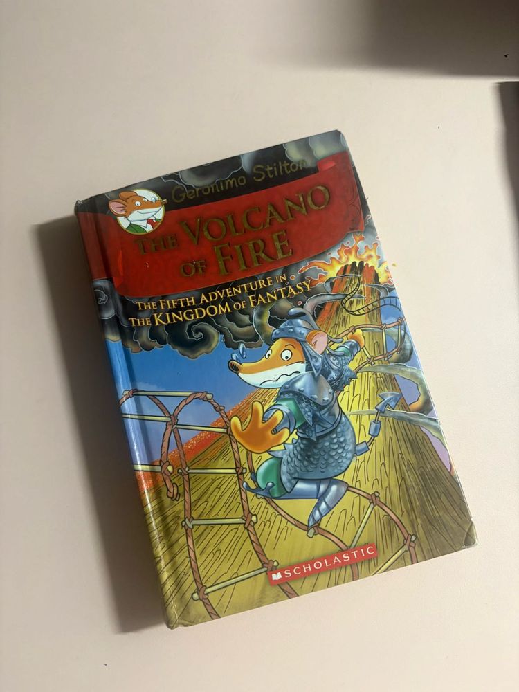 The Volcano of Fire Geronimo Stilton Book