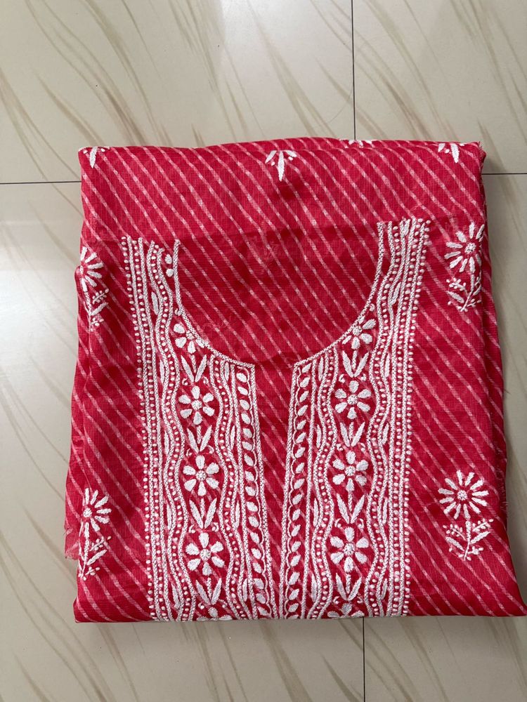 Pure Lucknowi kurta unstitched