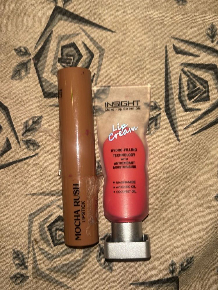 COMBO Insight Lip Cream &amp; Mocha Rush Lipstick