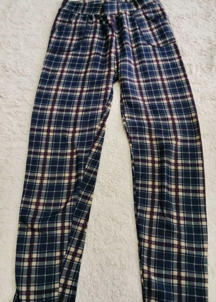Cozy Plaid Pants