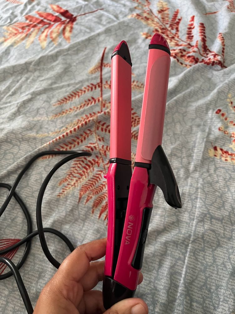 2 In 1 Straightener &amp; Curler