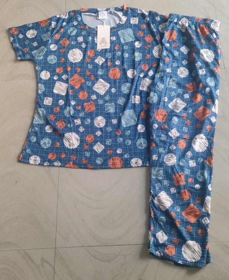 Printed Night Suit