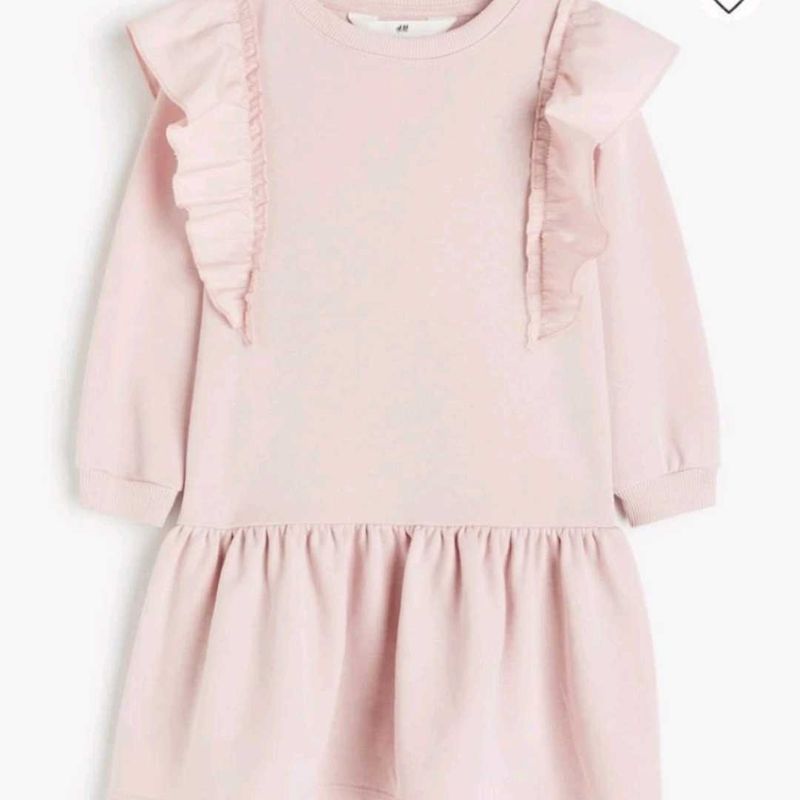 Adorable Pink Ruffle Dress