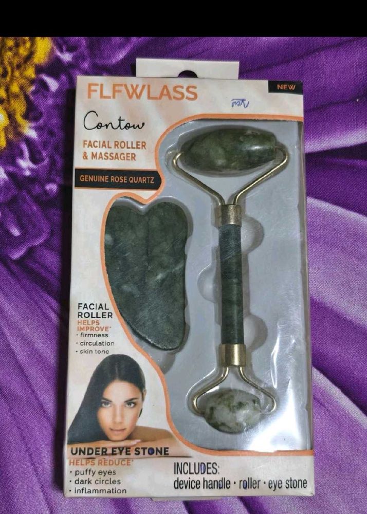 Natural Jade Stone Facial Roller😍