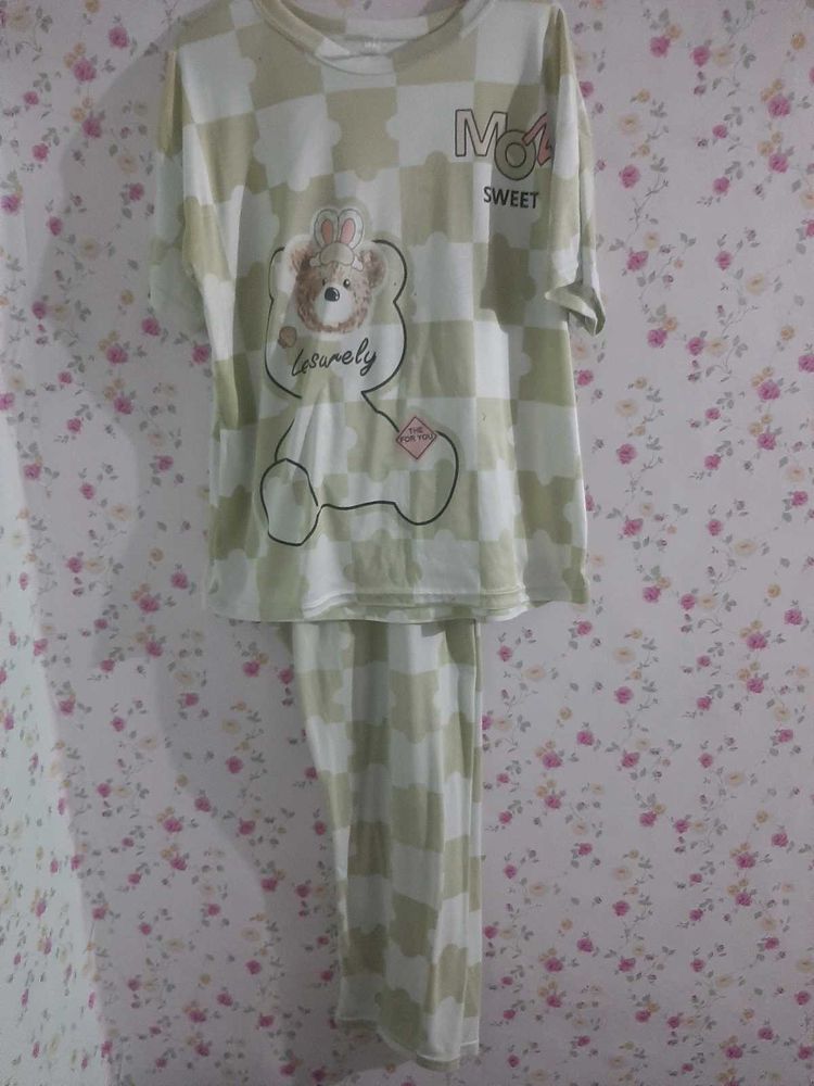 Cute Bear Pajama Set