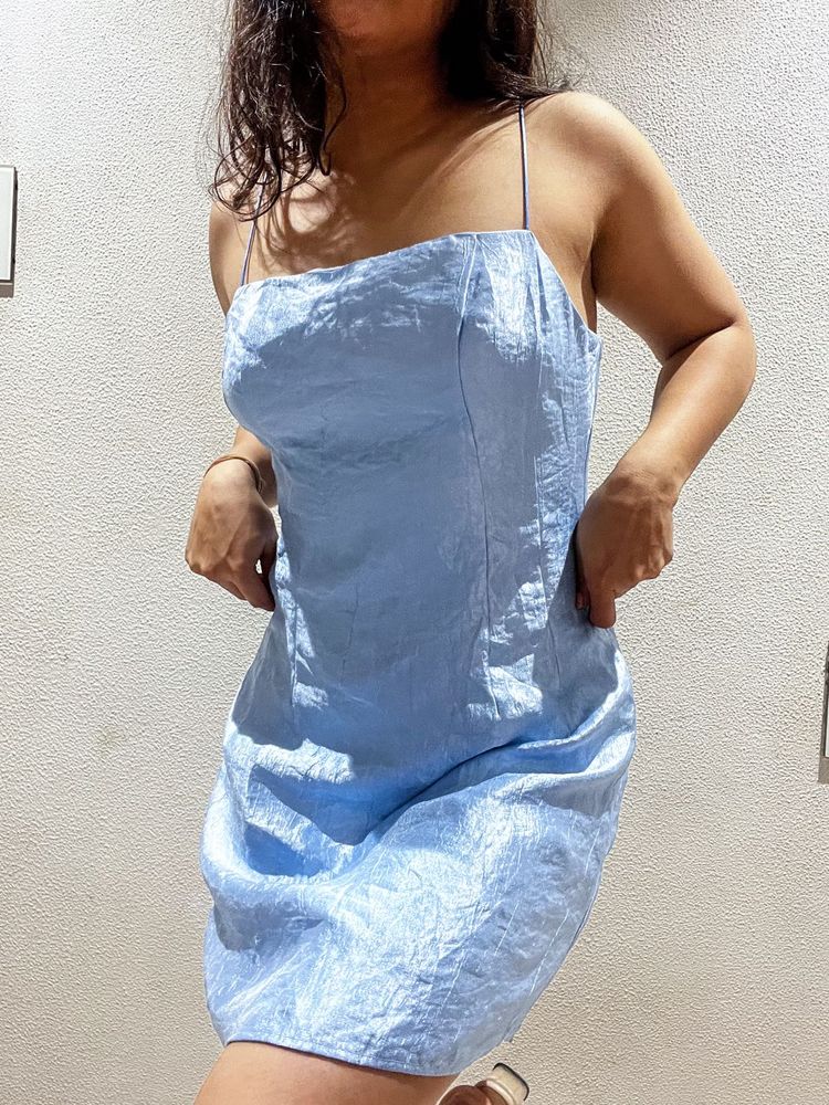 Light Blue Mini Dress