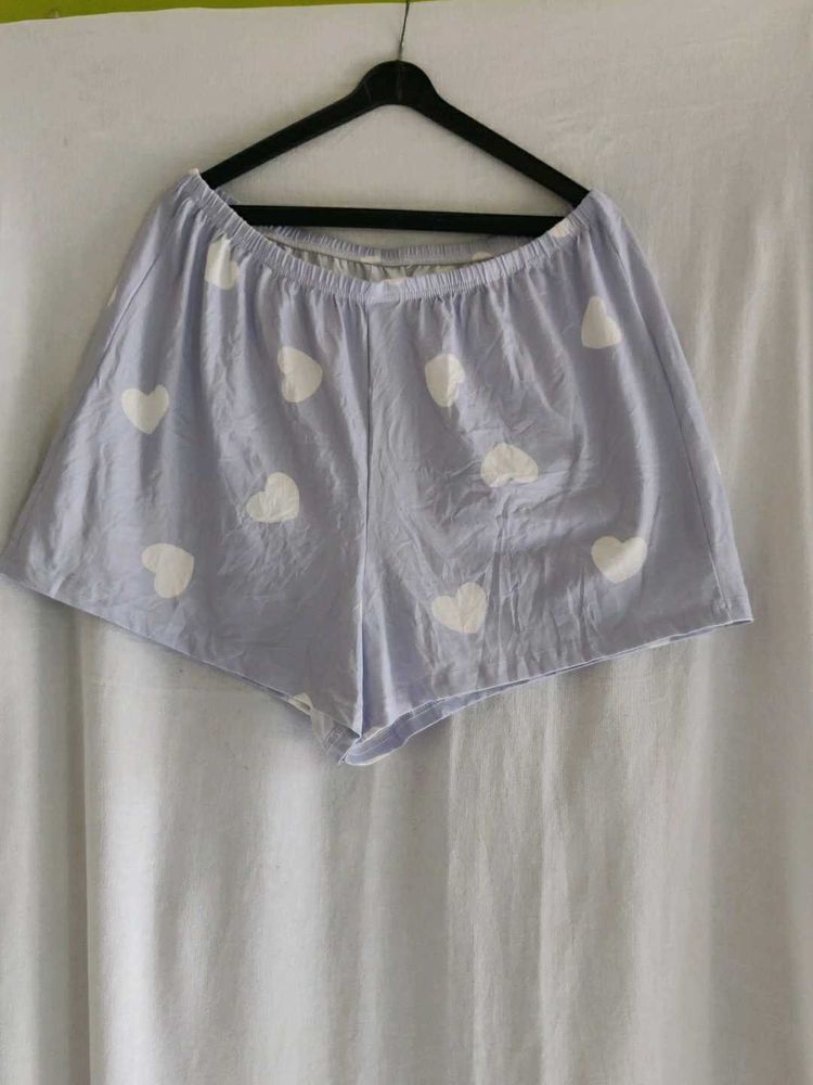 Cute Heart Pajama Shorts