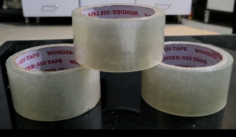 Transparent 3 Tapes for packing