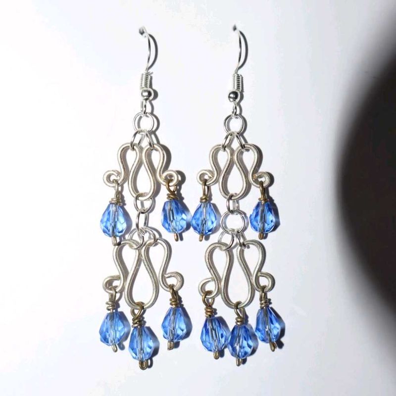 Aphrodite Chandelier Earrings - Handmade