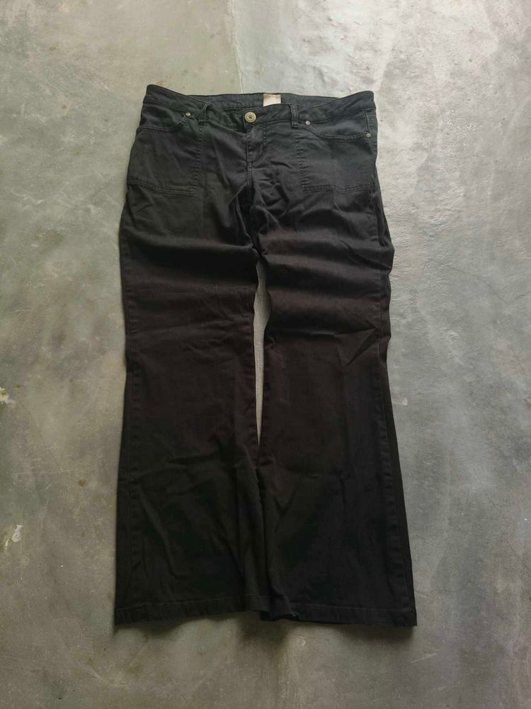 Classic Black Bootcut Pants