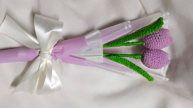 Crochet Tulip Bouquet
