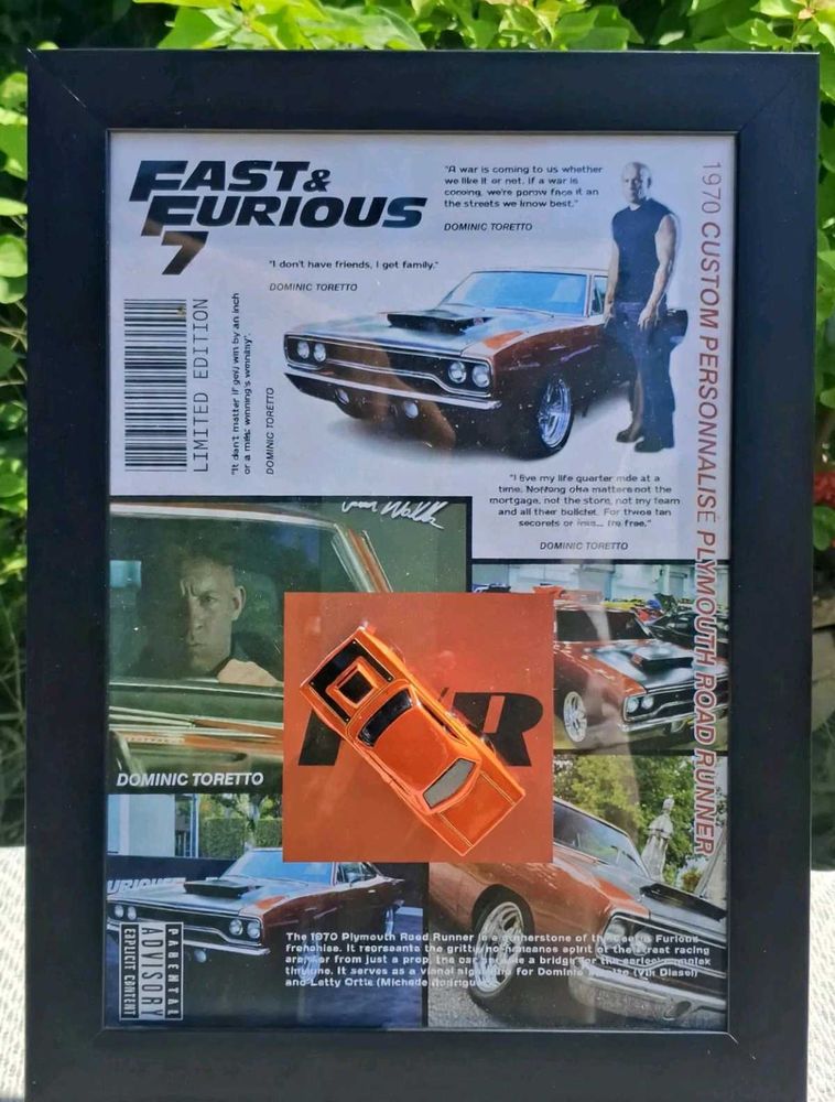 Fast &amp; Furious hotwheels frame