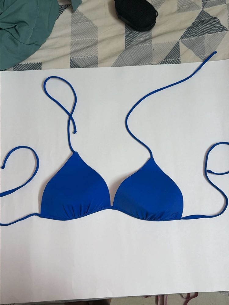 Vibrant Blue Bikini Top