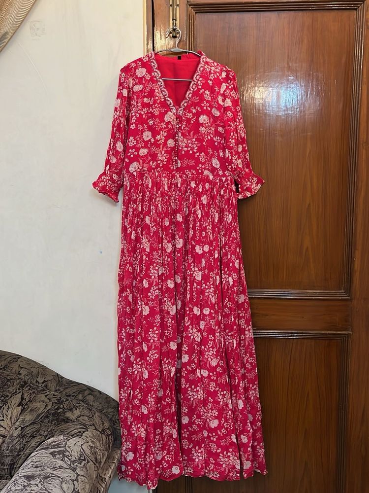 Pink Indo Western Dress