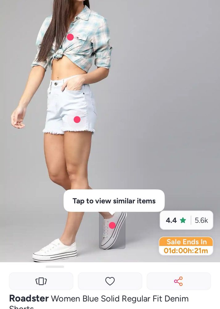 Brand new light Wash Denim Shorts
