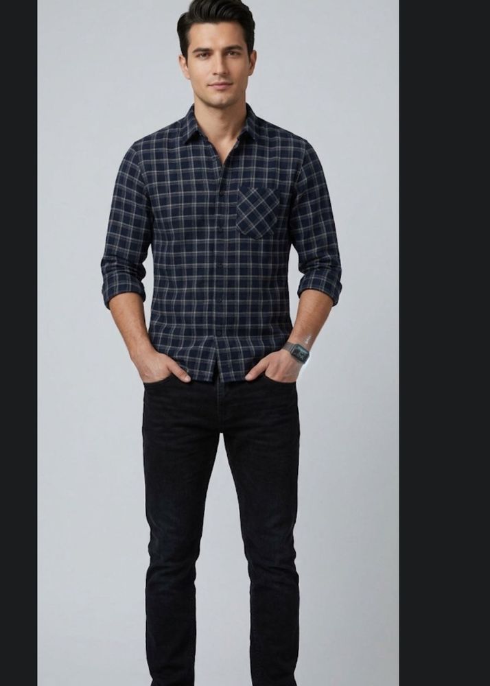 Men's checked Shirt