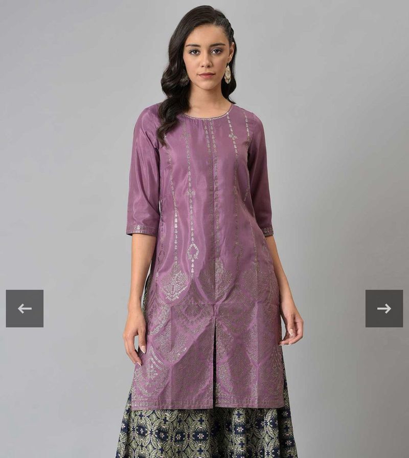 Elegant Purple Kurta