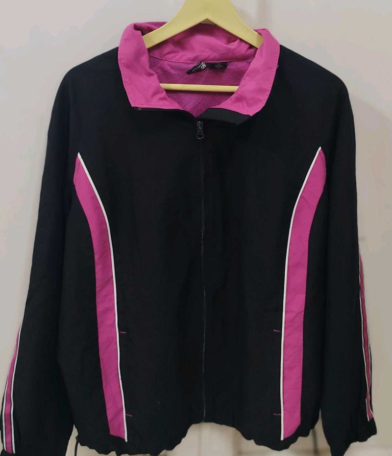Stylish Black &amp; Pink Jacket