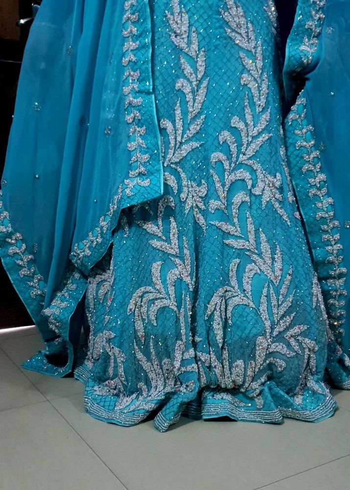 Beautiful full moti  heavy handwork ,lehenga