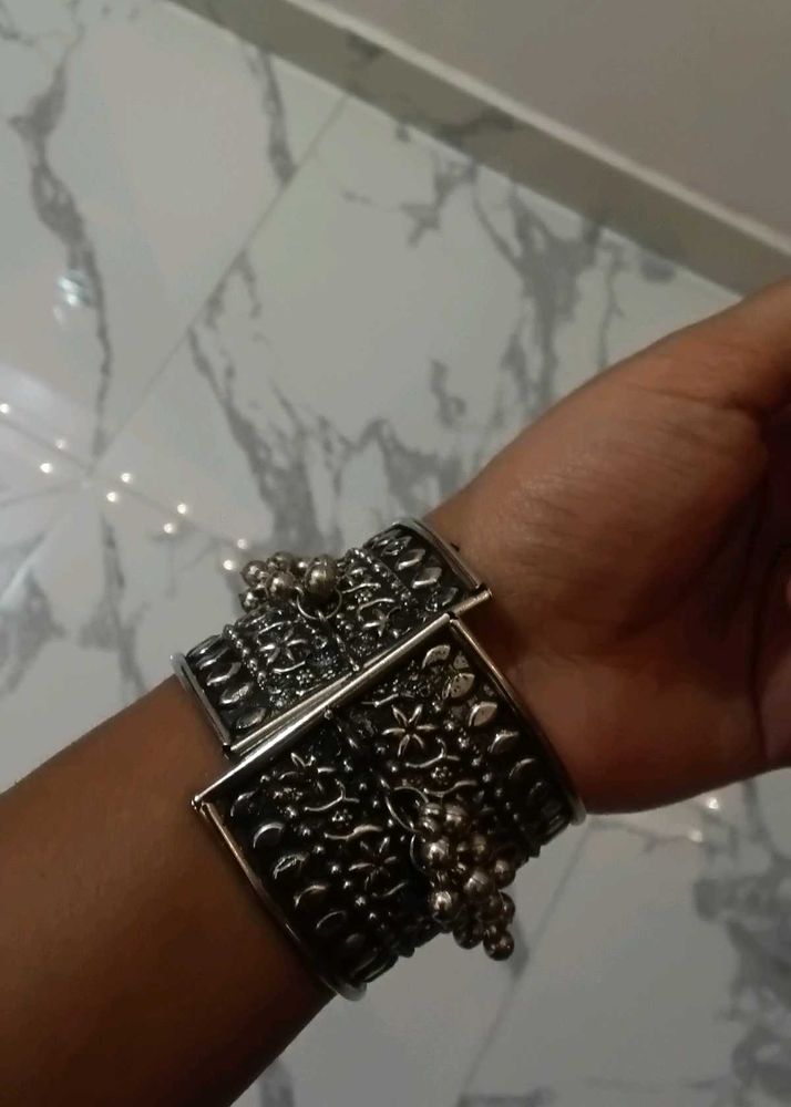 Antique Oxidized Silver Bangles