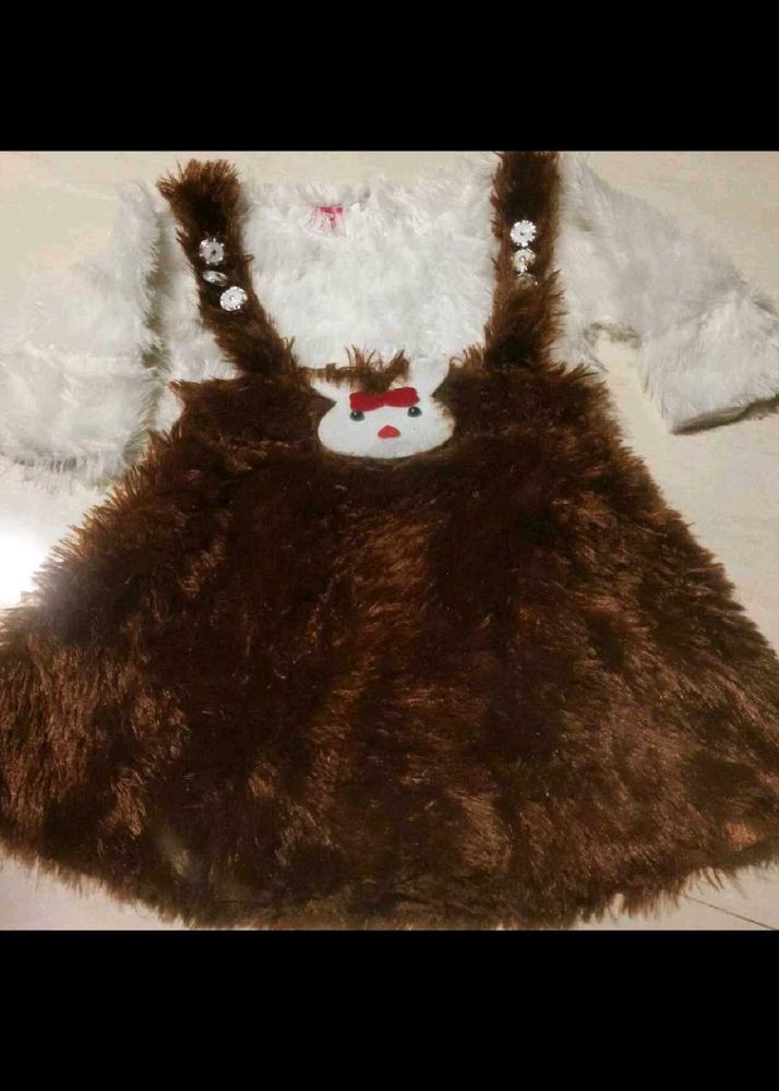 Cute Bunny Fur Dress