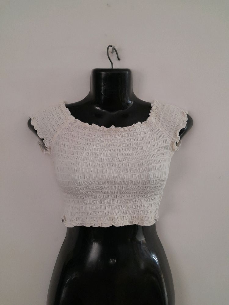 Off White Crop Top (Women's)