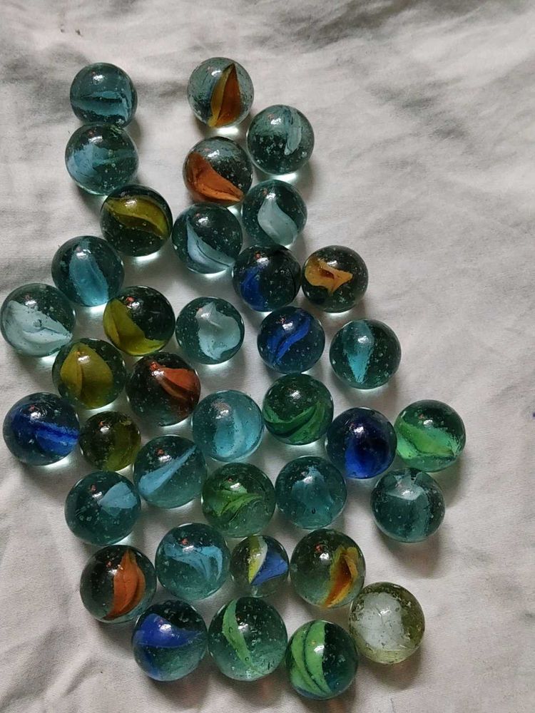 Assorted Glass Marbles